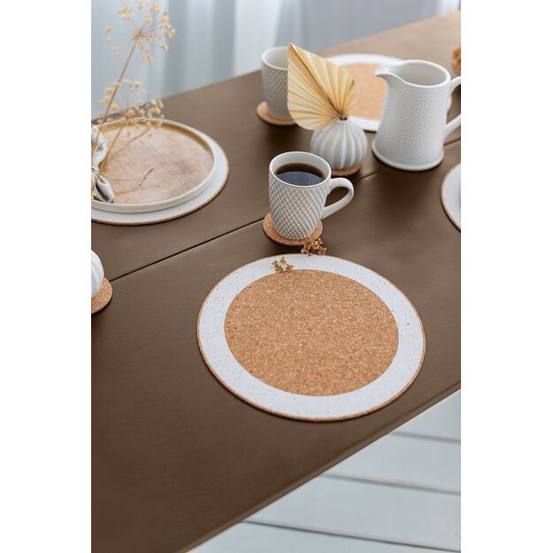 Apvalūs kamštienos padėkliukai (4vnt)