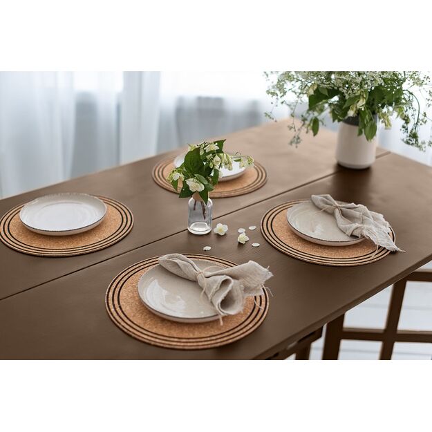 Round cork placemats (4 pcs.)